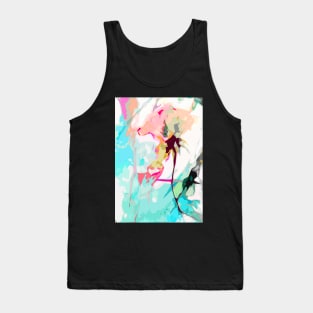 Abstract Pale Rose Soft Colors Design by Ginette Tank Top